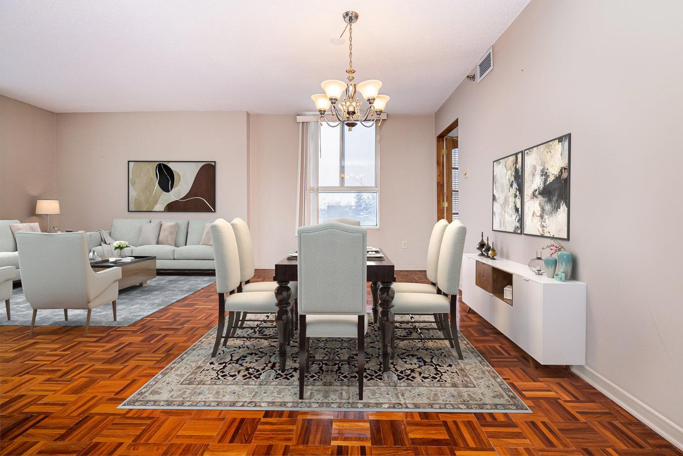 Dining room - 502-6980 Ch. De La Côte-St-Luc, Montréal (Côte-Des-Neiges/Notre-Dame-De-Grâce), QC - Indoor