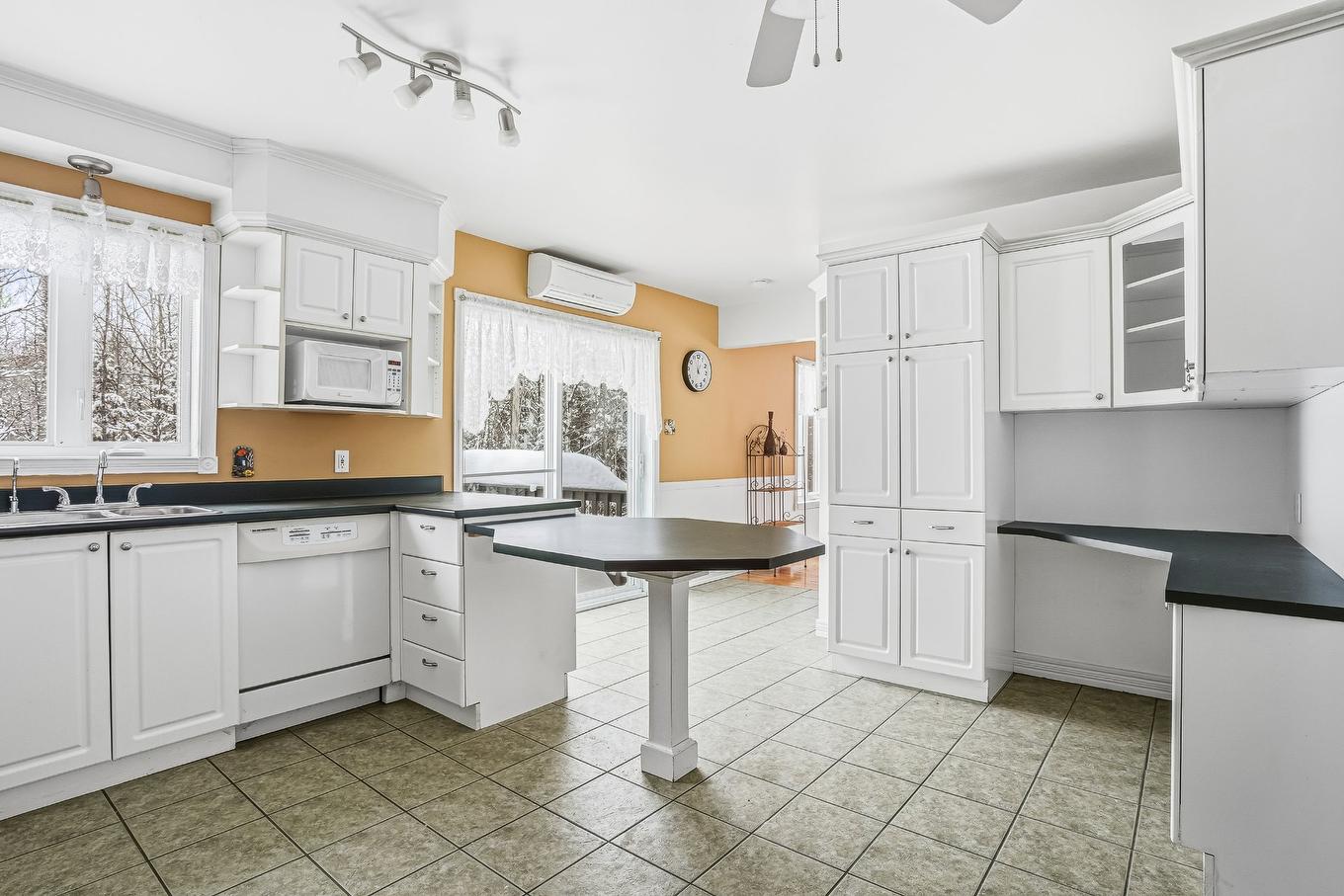 Cuisine - 3584 Rue Des Châtaigniers, Sherbrooke (Brompton/Rock Forest/Saint-Élie/Deauville), QC - Indoor Photo Showing Kitchen With Double Sink