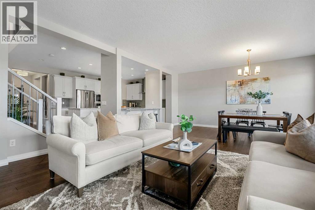 206 Mahogany Passage Se, Calgary, AB - Indoor Photo Showing Living Room