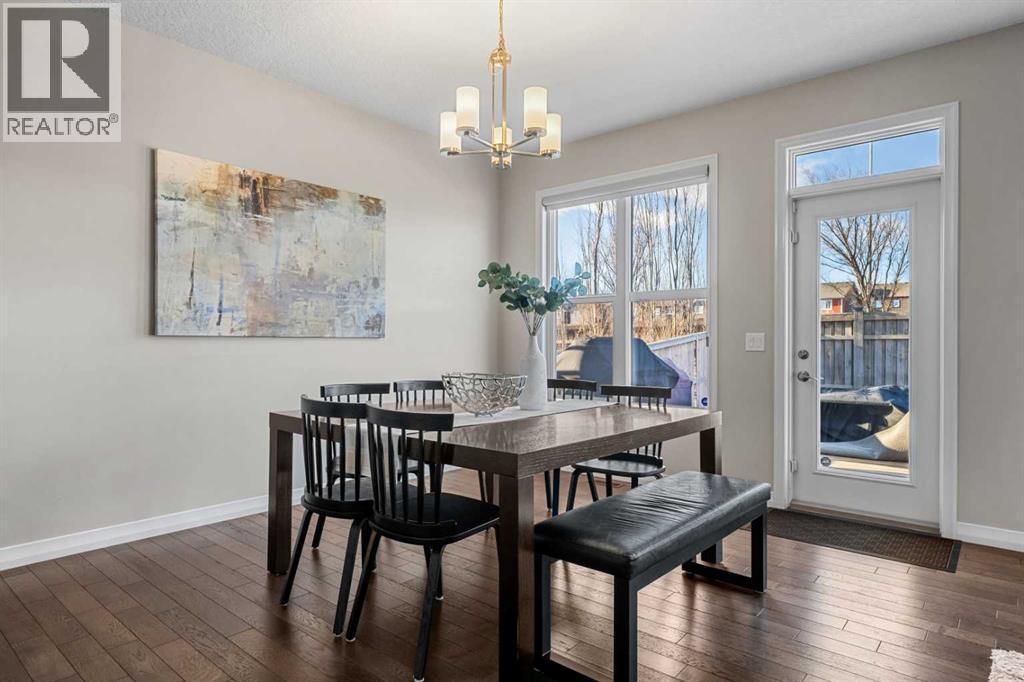 206 Mahogany Passage Se, Calgary, AB - Indoor Photo Showing Dining Room