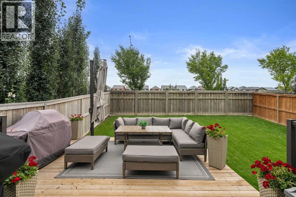 206 Mahogany Passage Se, Calgary, AB - Outdoor With Deck Patio Veranda With Backyard