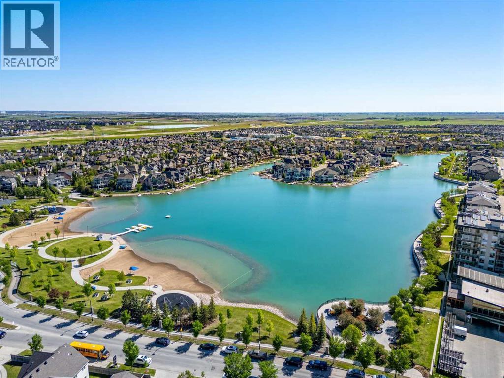 206 Mahogany Passage Se, Calgary, AB - Outdoor With Body Of Water With View