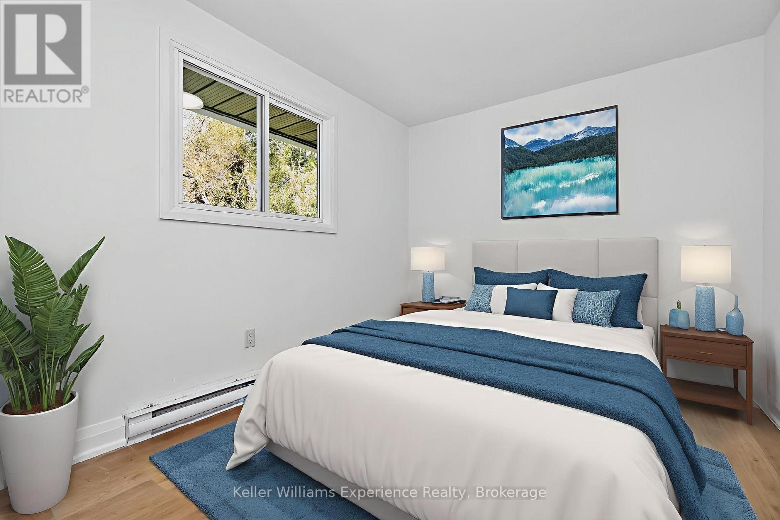 Digitally Staged - 556 Champlain Road, Tiny, ON - Indoor Photo Showing Bedroom