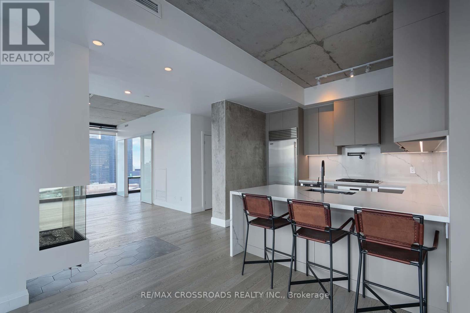 4401 - 224 King Street W, Toronto, ON - Indoor Photo Showing Kitchen With Double Sink