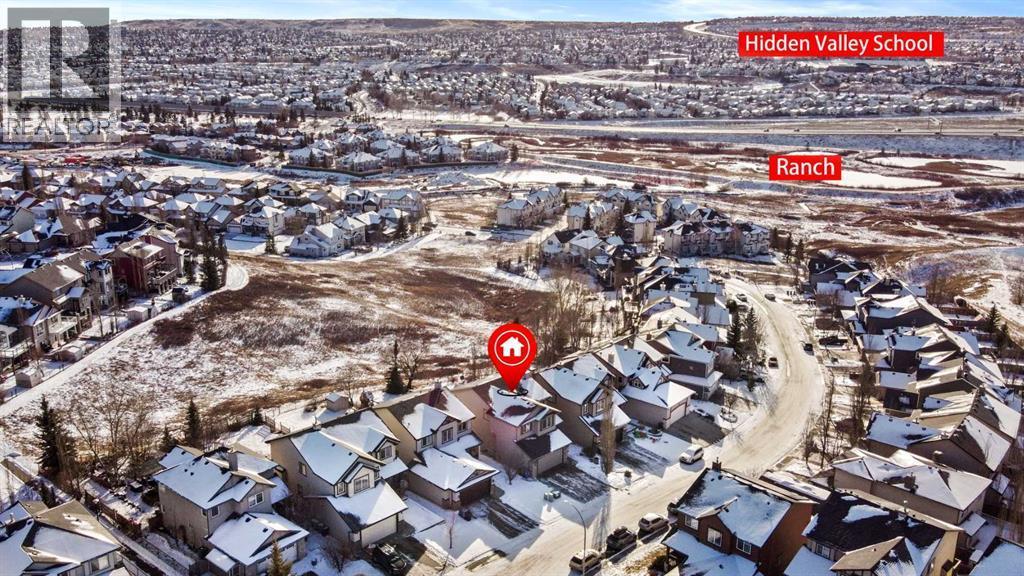 157 Hidden Creek Road Nw, Calgary, AB - Outdoor With View