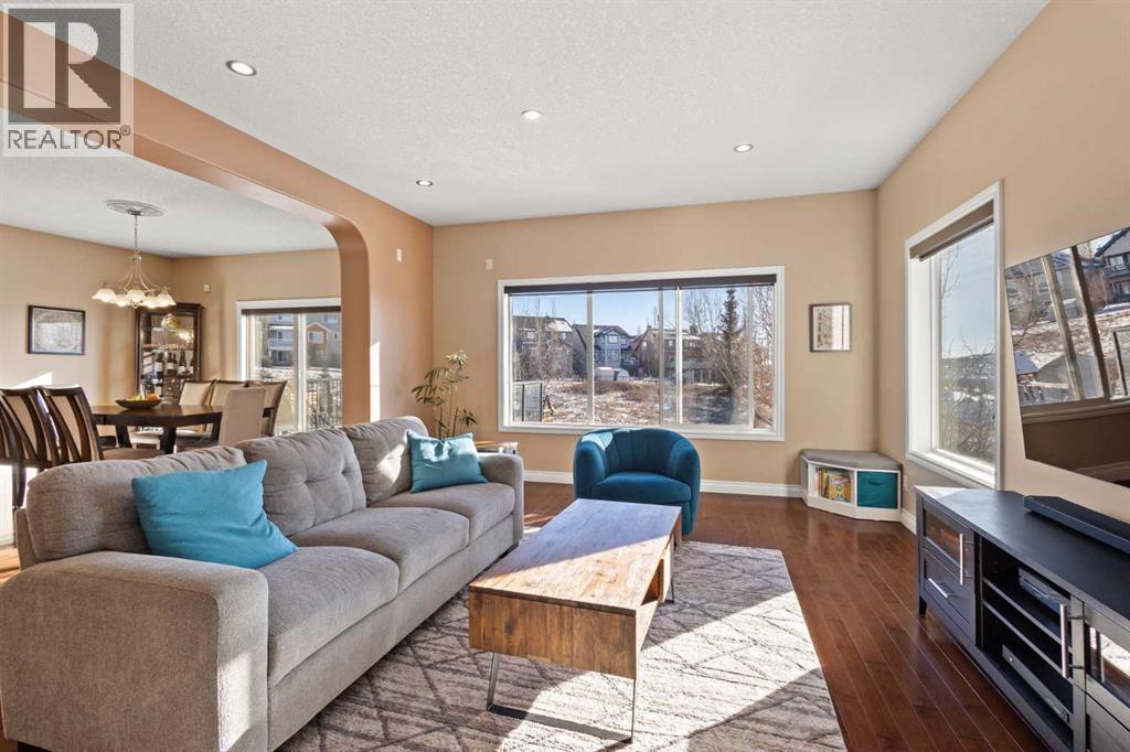 157 Hidden Creek Road Nw, Calgary, AB - Indoor Photo Showing Living Room