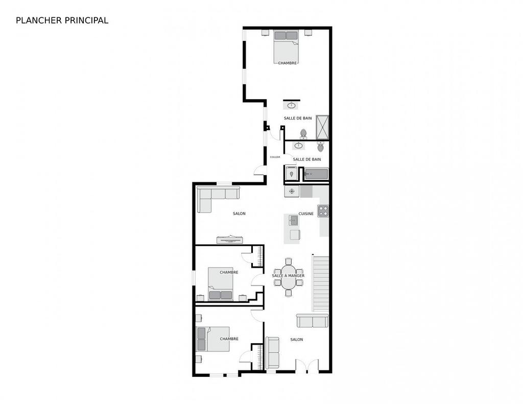Drawing (sketch) - 206 Av. Des Pins E., Montréal (Le Plateau-Mont-Royal), QC - Other