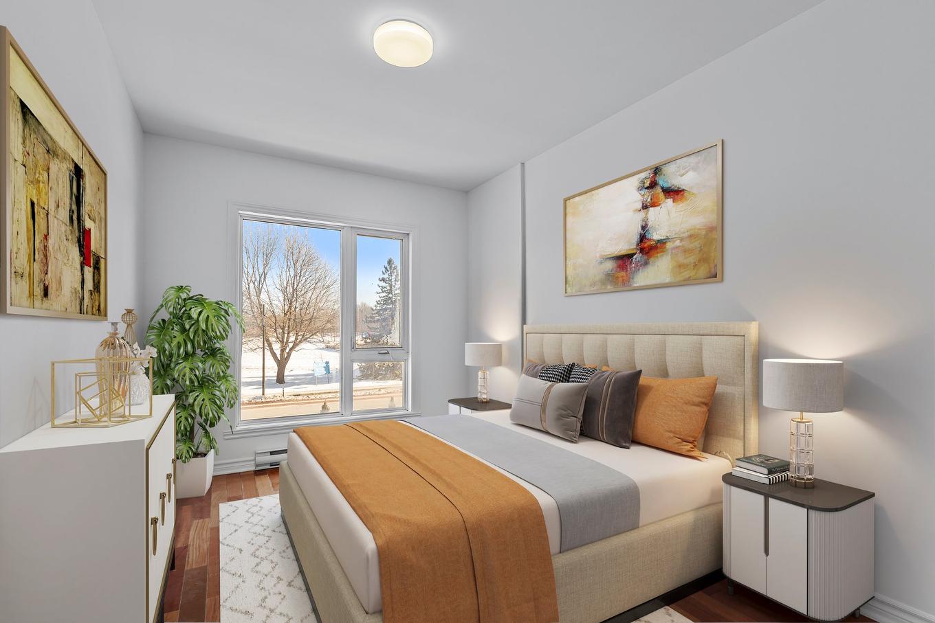 Chambre à coucher - 206-205 Boul. Henri-Bourassa O., Montréal (Ahuntsic-Cartierville), QC - Indoor Photo Showing Bedroom