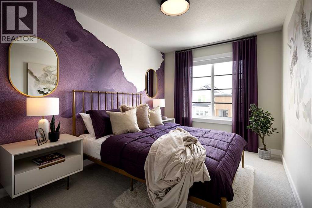 17 Amblefield View Nw, Calgary, AB - Indoor Photo Showing Bedroom