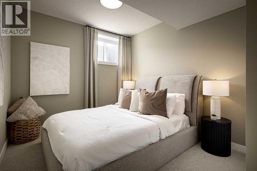 17 Amblefield View Nw, Calgary, AB - Indoor Photo Showing Bedroom