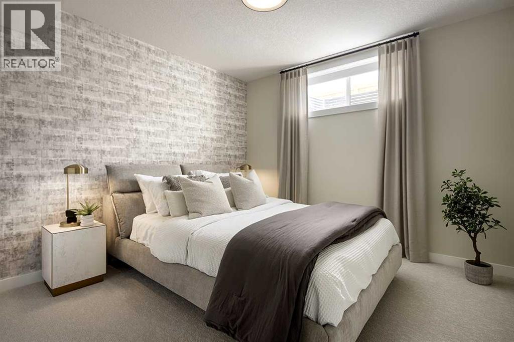 17 Amblefield View Nw, Calgary, AB - Indoor Photo Showing Bedroom