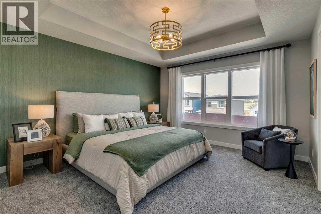 182 Setonstone Green Se, Calgary, AB - Indoor Photo Showing Bedroom