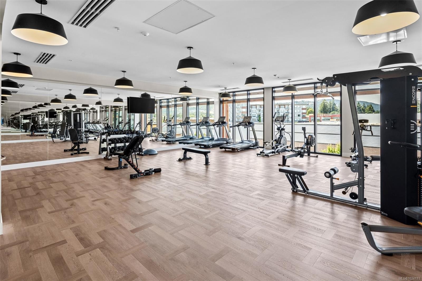 530-920 Reunion Ave, Langford, BC - Indoor Photo Showing Gym Room