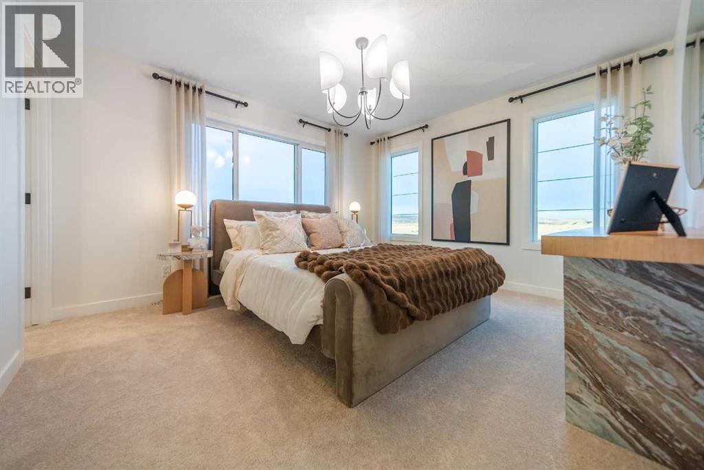 132 Southbow Village Way, Cochrane, AB - Indoor Photo Showing Bedroom