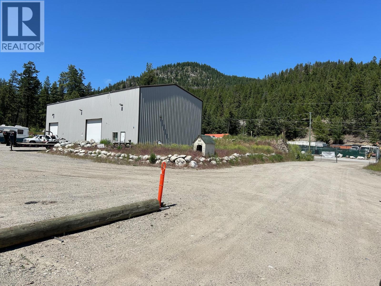 warehouse next to entrance - 5460 Mcdougald Road, Peachland, BC