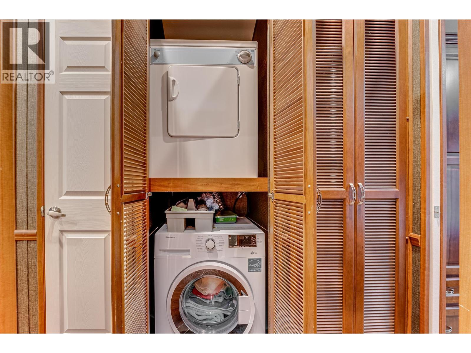 Laundry in hallway - 8000 Highland Road Unit# 42, Vernon, BC