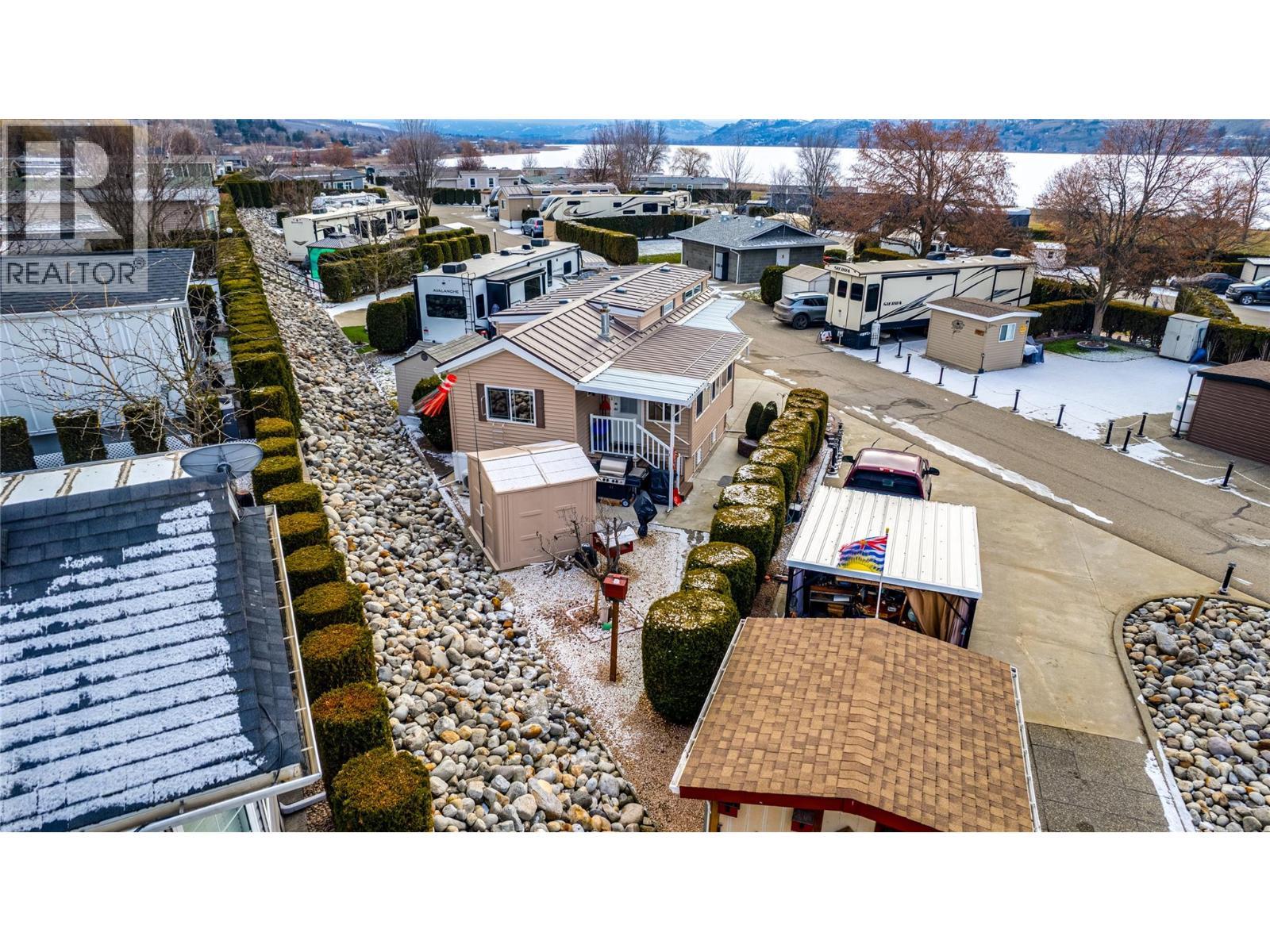 Aerial close up - 8000 Highland Road Unit# 42, Vernon, BC