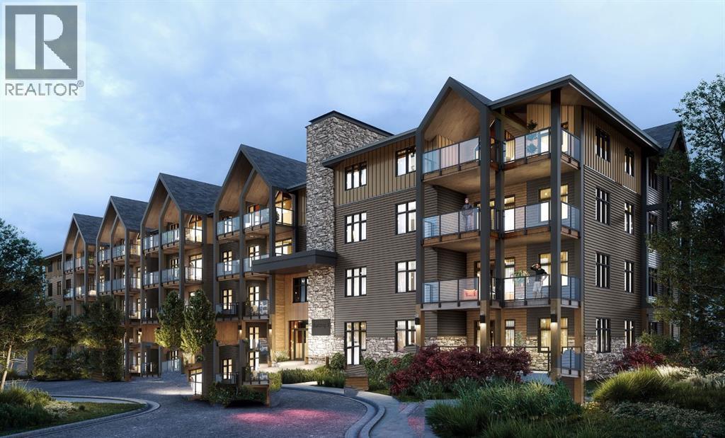 205, 10 Cascade Ridge, Canmore, AB - Outdoor With Facade