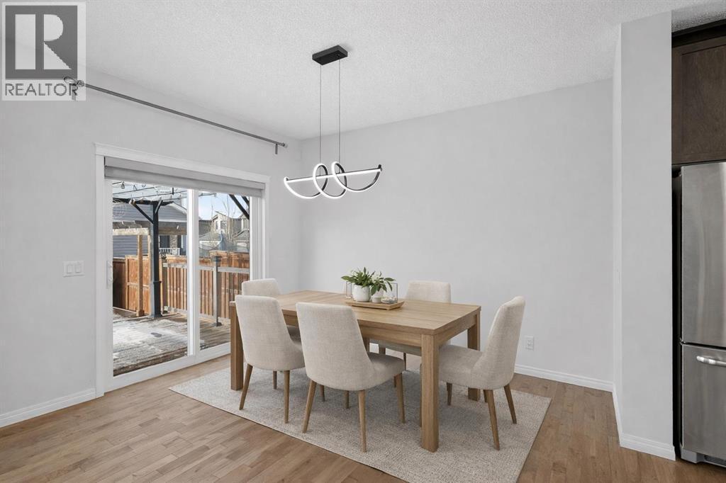 Virtual Staging - 114 Walgrove Green Se, Calgary, AB - Indoor Photo Showing Dining Room