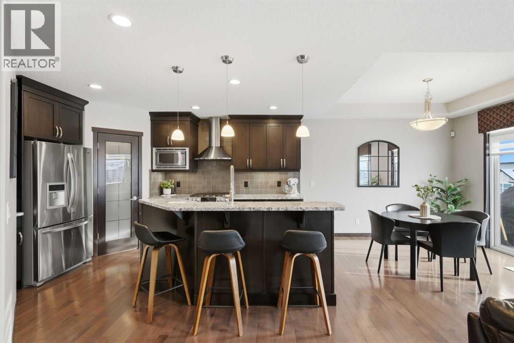 71 Panatella View Nw, Calgary, AB - Indoor Photo Showing Kitchen With Upgraded Kitchen