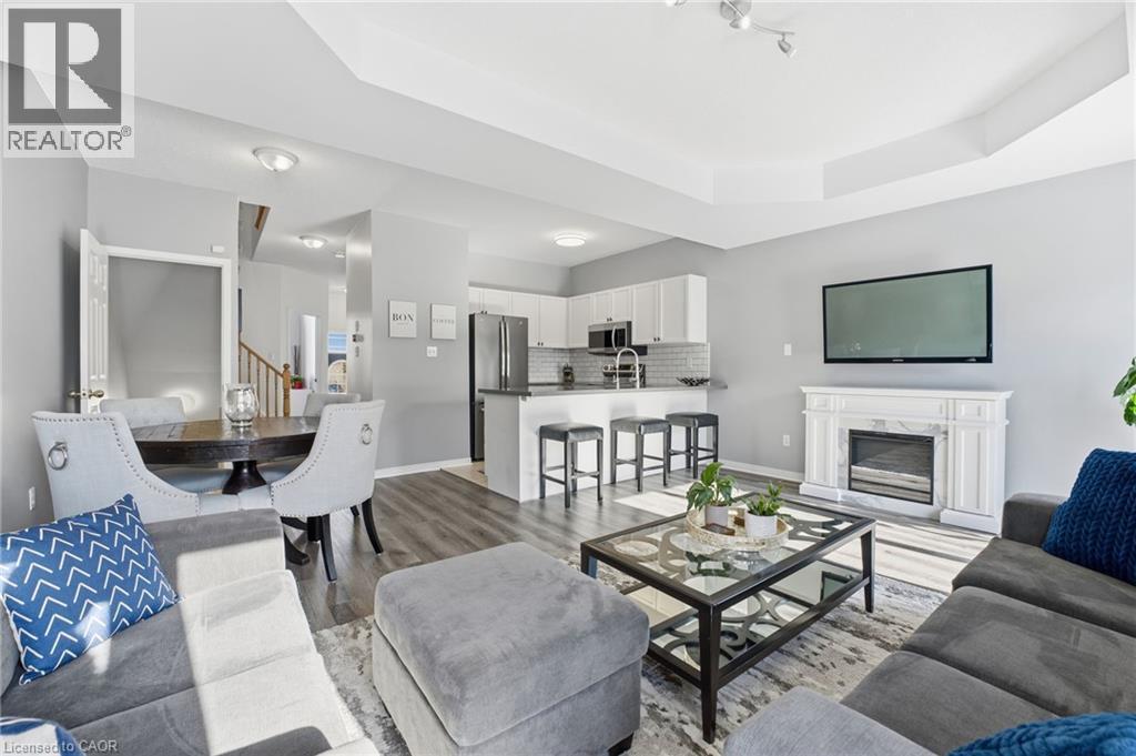 115 Benziger Lane, Halton, ON - Indoor Photo Showing Living Room With Fireplace