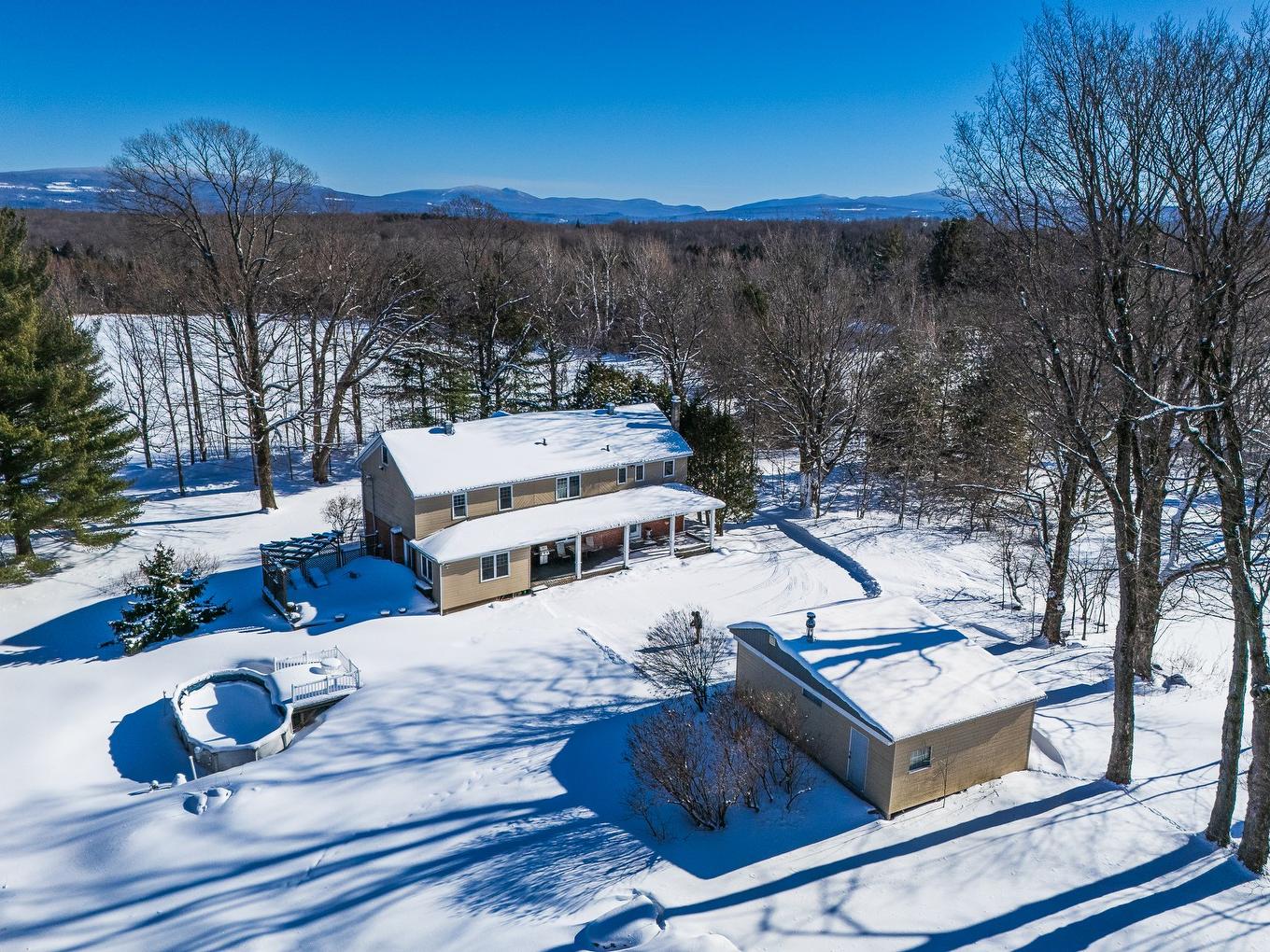 Aerial photo - 65 Ch. Papineau, Lac-Brome, QC - Outdoor With View