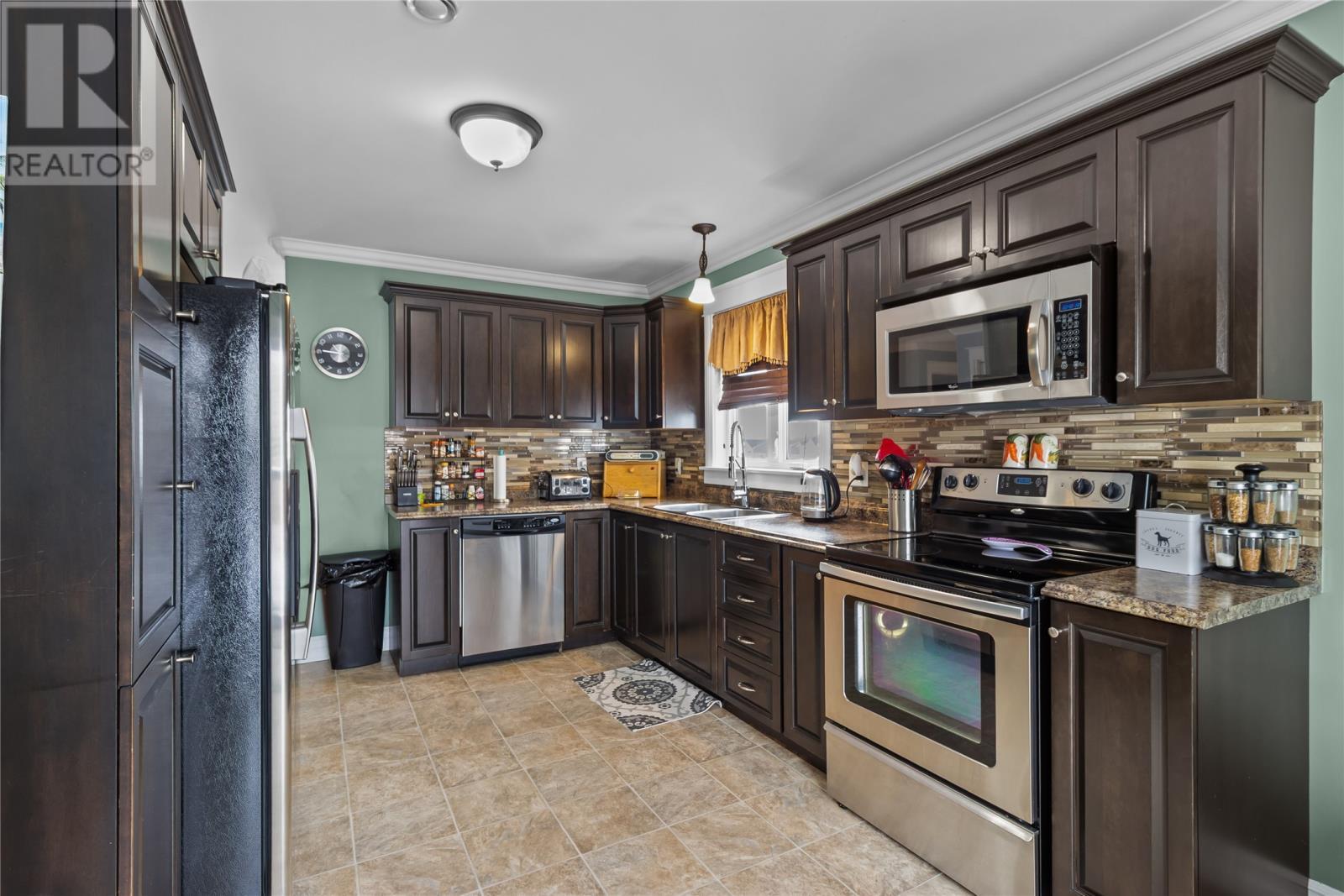 24 Crimson Street, Paradise, NL - Indoor Photo Showing Kitchen With Stainless Steel Kitchen With Double Sink
