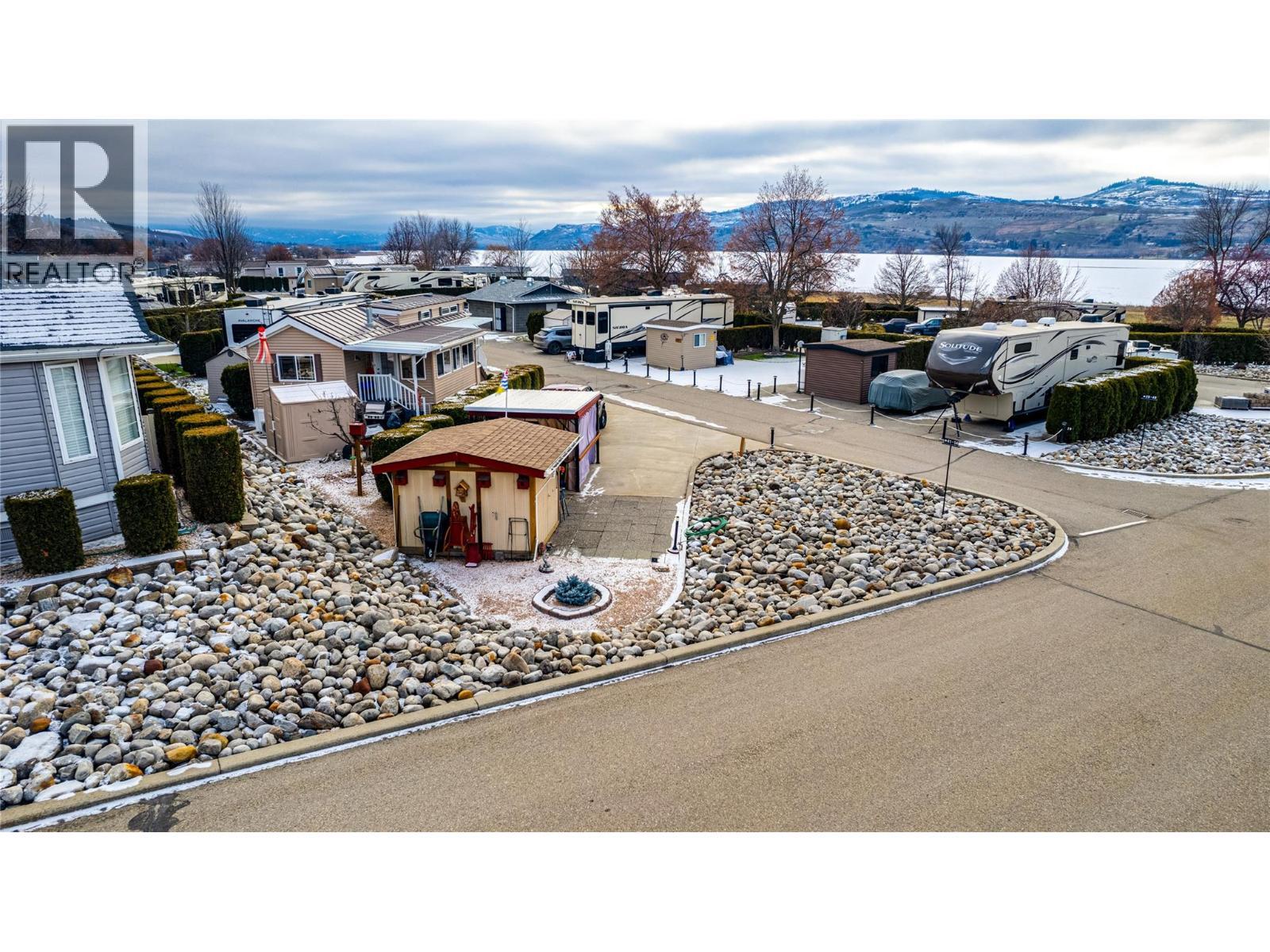 Aerial view close up - 8000 Highland Road Lot# 41, Vernon, BC