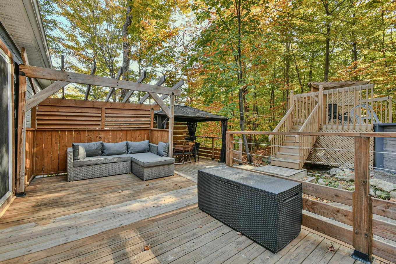 Cour - 21 154E Avenue, Saint-Hippolyte, QC - Outdoor With Deck Patio Veranda With Exterior