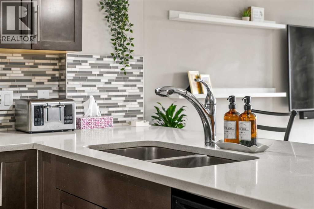 51 Redstone Circle Ne, Calgary, AB - Indoor Photo Showing Kitchen With Double Sink