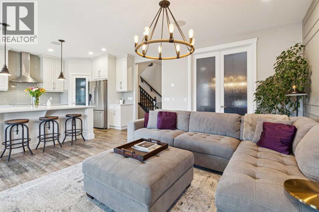 137 Sage Meadows Circle Nw, Calgary, AB - Indoor Photo Showing Living Room