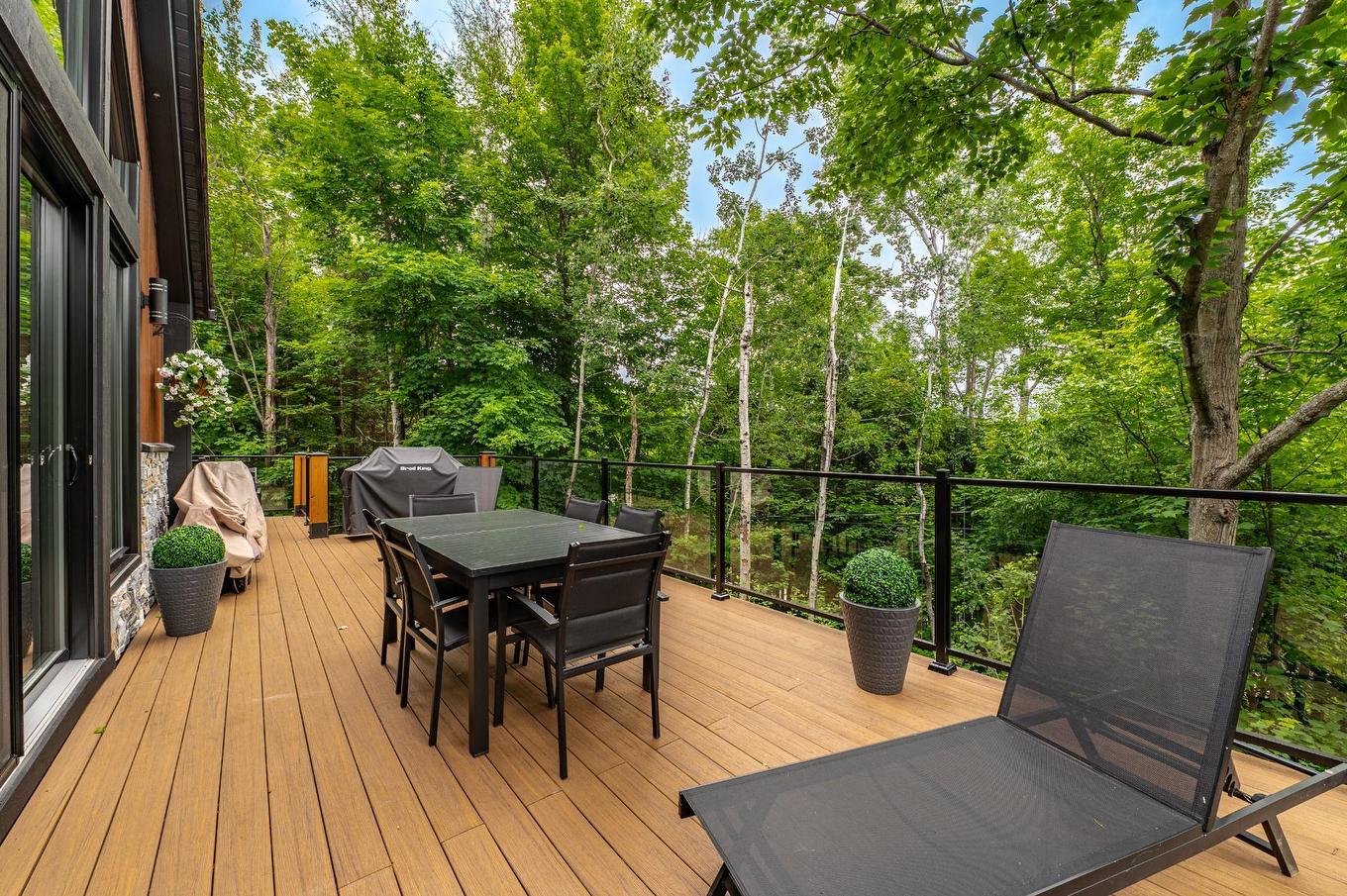 Patio - 1740 Place Des Pentes, Sainte-Adèle, QC - Outdoor With Deck Patio Veranda With Exterior