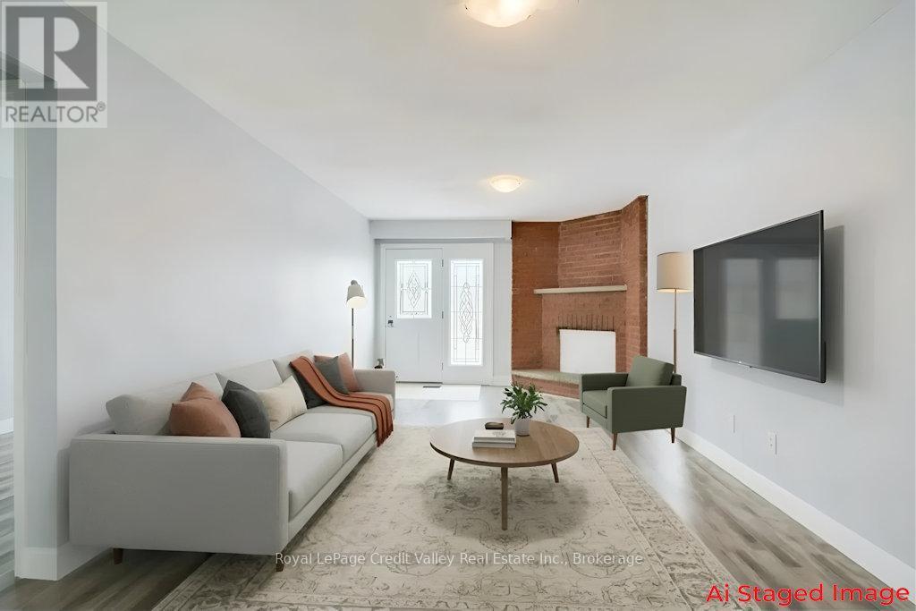 Living Room Staged - Rear - 376 Hansen Road N, Brampton (Madoc), ON - Indoor Photo Showing Living Room