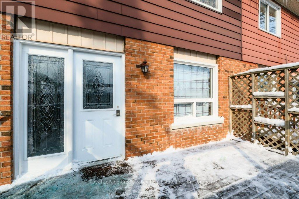 Rear Entrance - Winter - 376 Hansen Road N, Brampton (Madoc), ON - Outdoor With Exterior