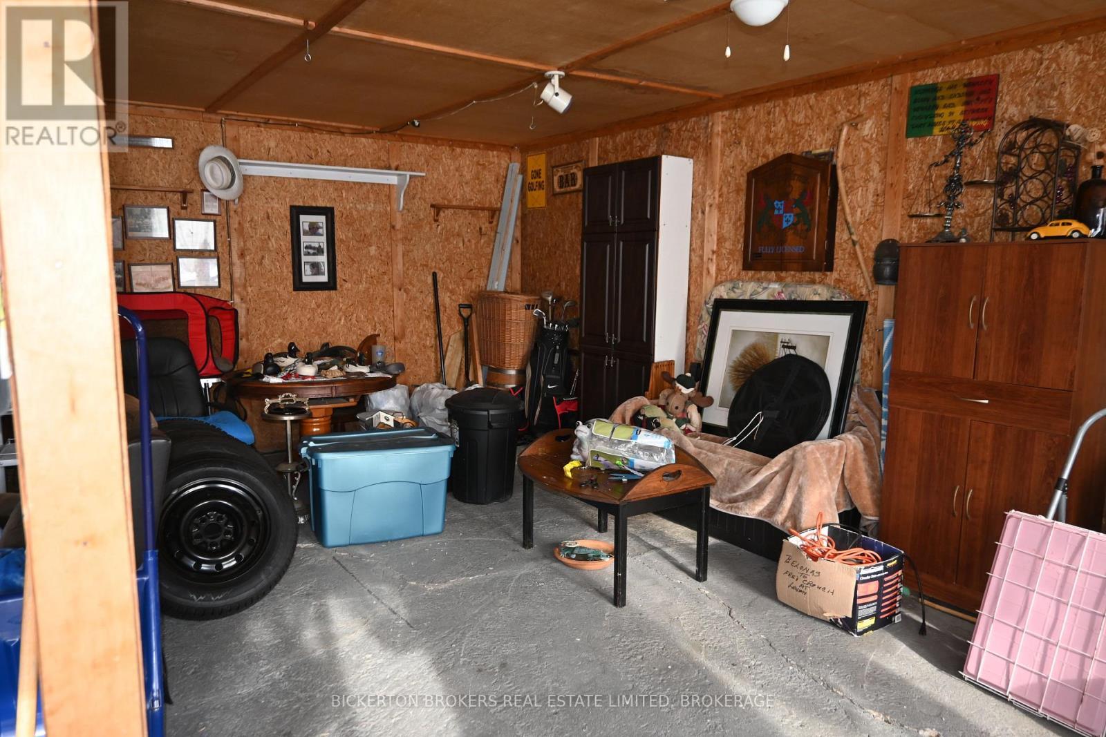 248 Cemetery Road, Gananoque, ON - Indoor Photo Showing Garage