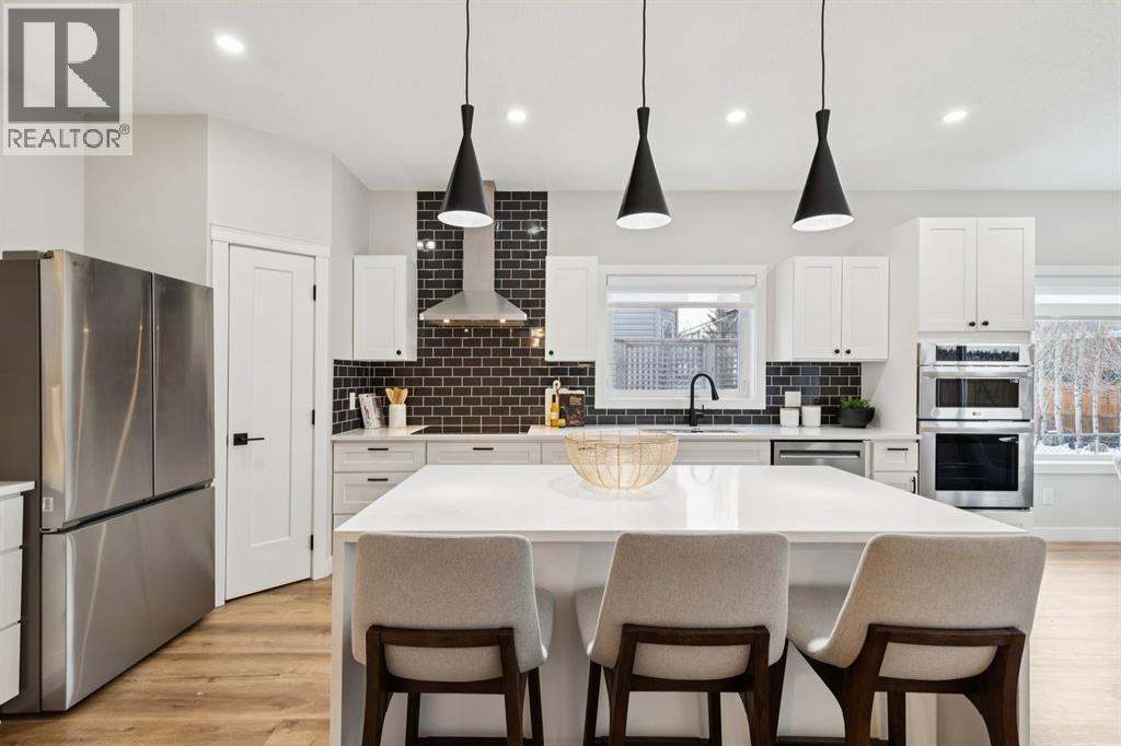 230 Chaparral Place Se, Calgary, AB - Indoor Photo Showing Kitchen With Stainless Steel Kitchen With Upgraded Kitchen
