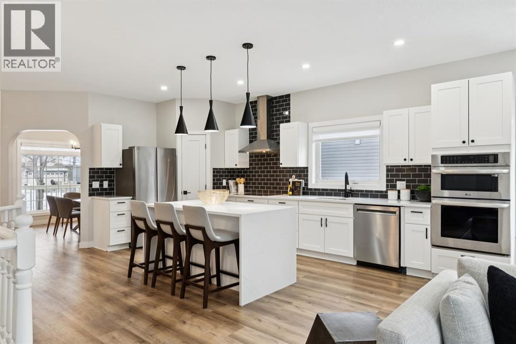 230 Chaparral Place Se, Calgary, AB - Indoor Photo Showing Kitchen With Stainless Steel Kitchen With Upgraded Kitchen