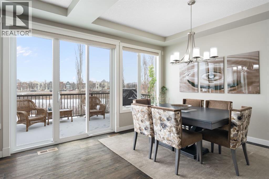 52 Elgin Estates View Se, Calgary, AB - Indoor Photo Showing Dining Room
