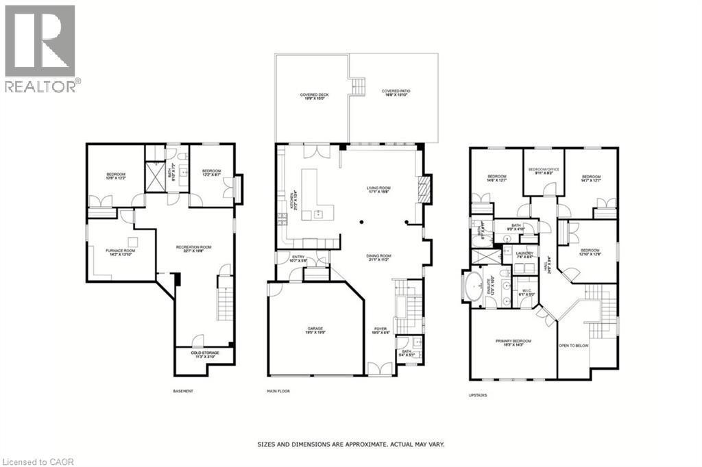 View of home floor plan - 151 Fair Street, Ancaster, ON