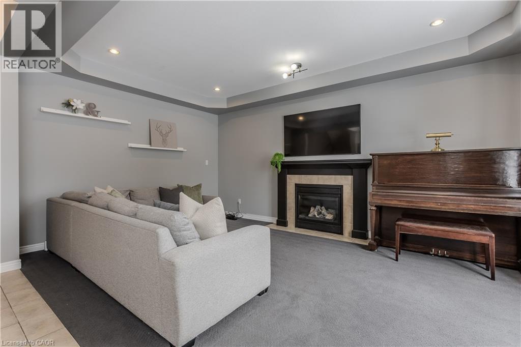 2055 Mountain Grove Avenue, Burlington, ON - Indoor Photo Showing Other Room With Fireplace