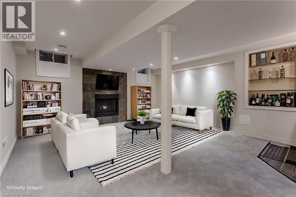 2055 Mountain Grove Avenue, Burlington, ON - Indoor With Fireplace