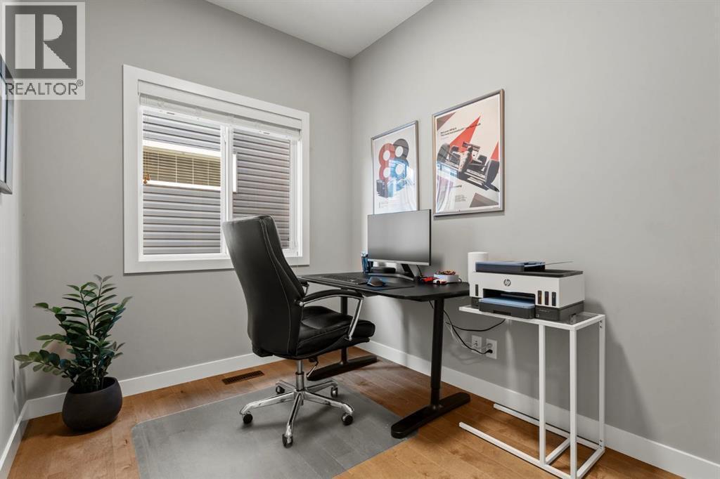 85 Mount Rae Heights, Okotoks, AB - Indoor Photo Showing Office