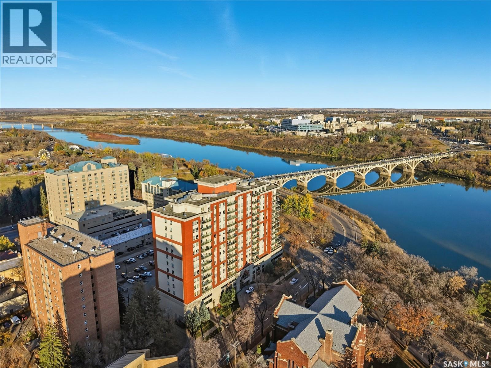 1308 902 Spadina Crescent E, Saskatoon, SK - Outdoor With Body Of Water With View