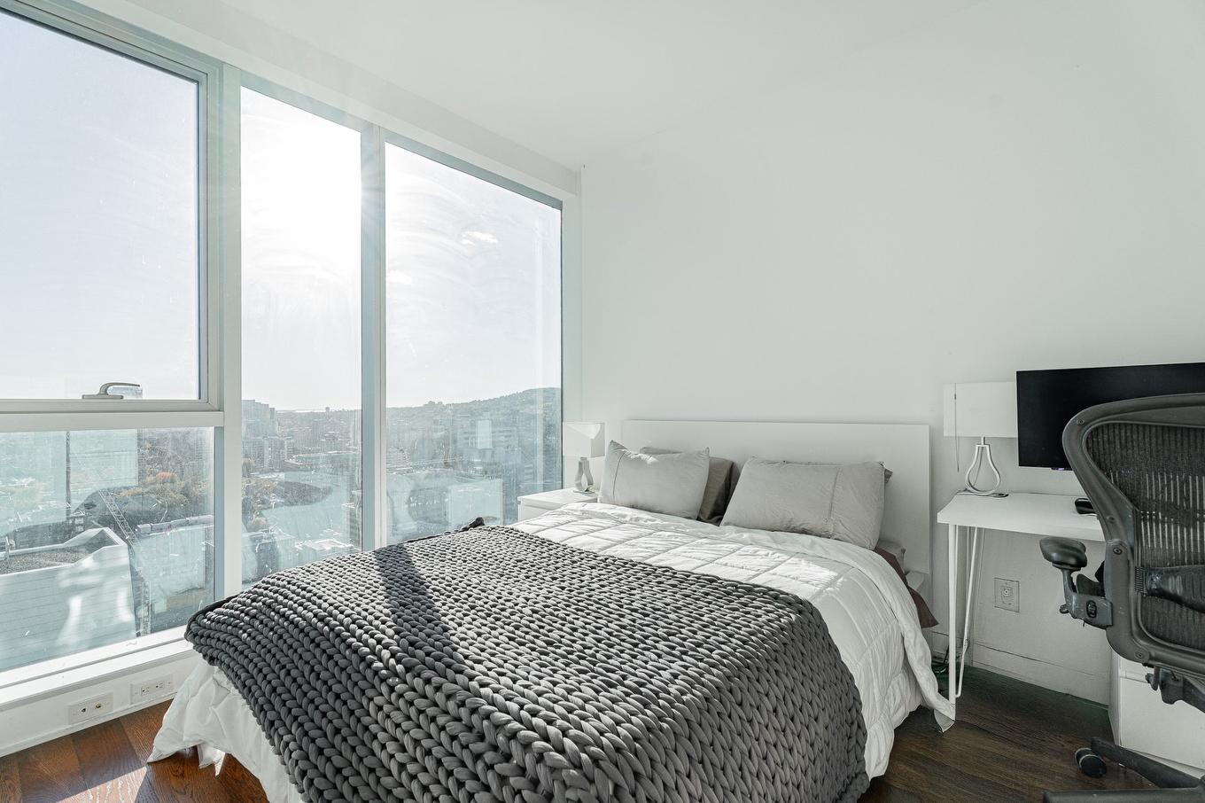 Chambre à coucher - 2808-1155 Rue De La Montagne, Montréal (Ville-Marie), QC - Indoor Photo Showing Bedroom