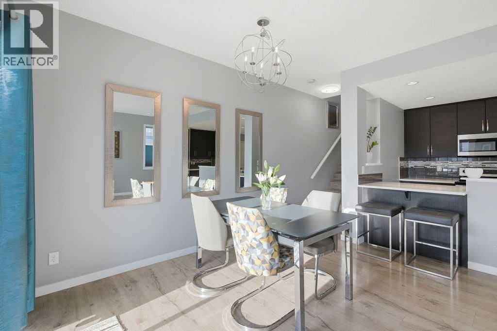 105 Chaparral Valley Crescent Se, Calgary, AB - Indoor Photo Showing Dining Room