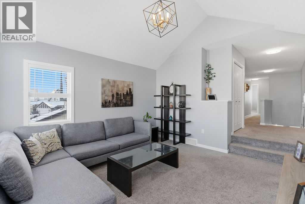 105 Chaparral Valley Crescent Se, Calgary, AB - Indoor Photo Showing Living Room
