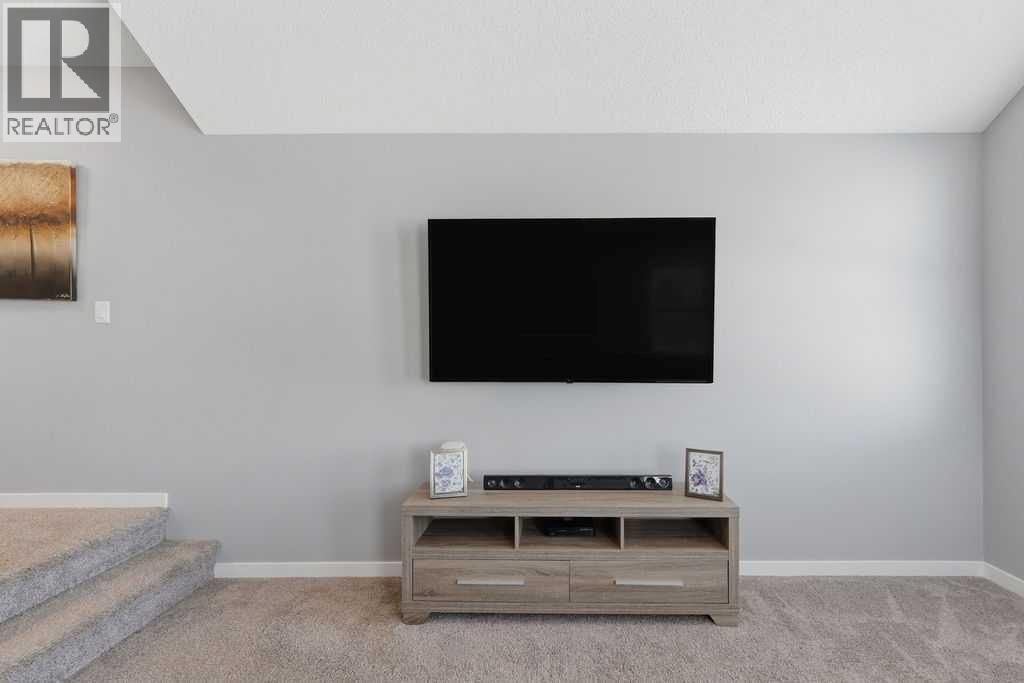 Conduit in place for a wall-mounted TV - 105 Chaparral Valley Crescent Se, Calgary, AB - Indoor Photo Showing Other Room