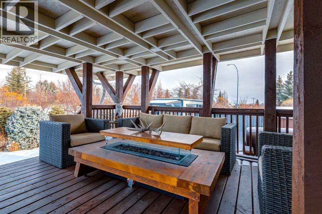 Rear deck - 327 Millview Place Sw, Calgary, AB - Outdoor With Deck Patio Veranda