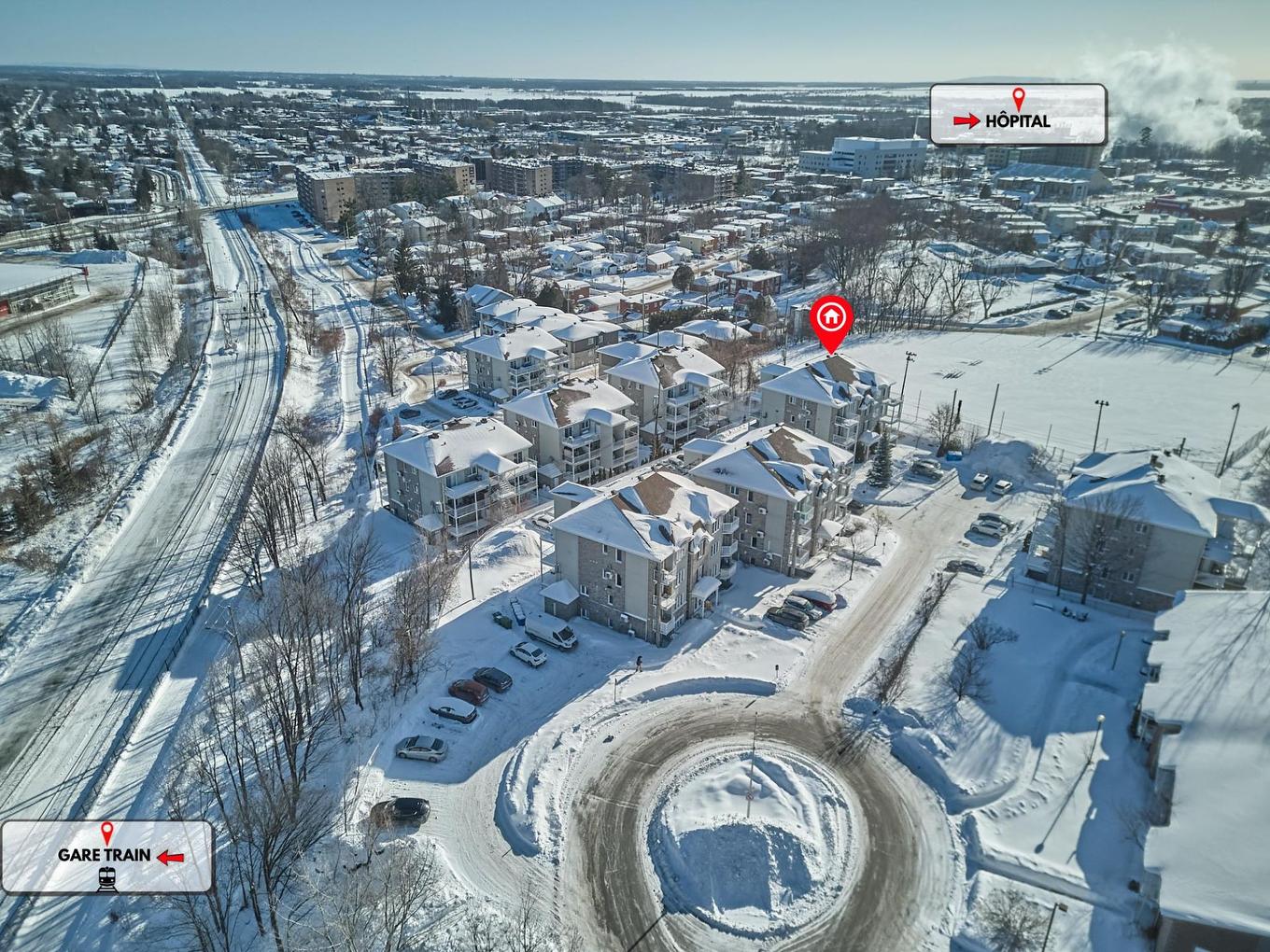 Photo aérienne - 1-340 Rue Cherrier, Saint-Jérôme, QC - Outdoor With View