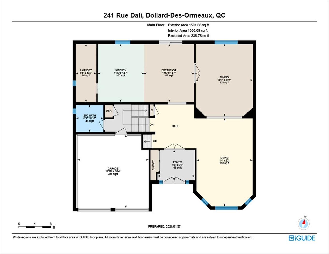 Drawing (sketch) - 241 Rue Dali, Dollard-Des-Ormeaux, QC - Other